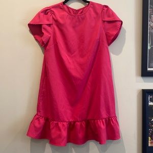 Hot pink mini dress
